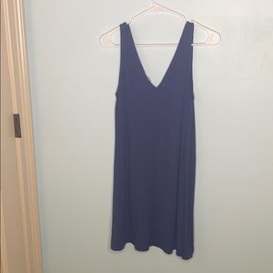 loft v neck navy blue tunic size small dress